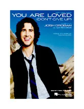 télécharger la partition d'accordéon You are loved (Don't give up) au format PDF