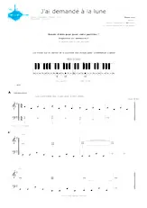 download the accordion score J'ai demandé à la lune (Niveau 1) in PDF format