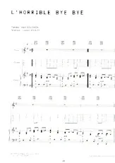 download the accordion score L'horrible bye bye in PDF format