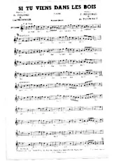 download the accordion score SI TU VIENS DANS LES BOIS in PDF format