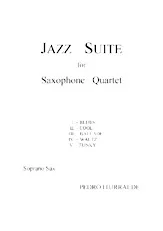 télécharger la partition d'accordéon Jazz Suite for Saxophone Quartet au format PDF
